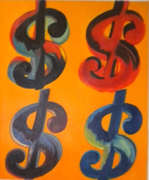 Poster del film 4 dollari su arancio in vendita